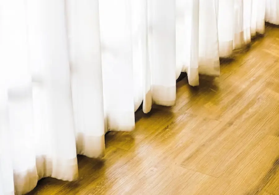 Close-up of sheer curtains from Renue’s media library