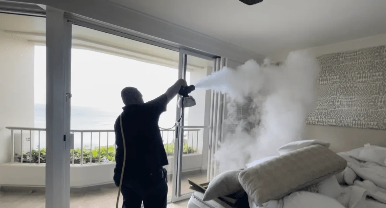 Professional hotel room odor elimination for smoke and spills by Renue Hawaii
