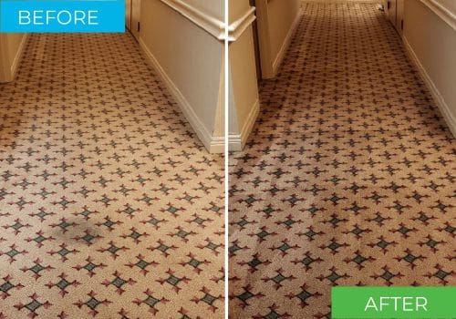 Professional commercial hallway carpet restoration in Hawaii by Renue Hawaii