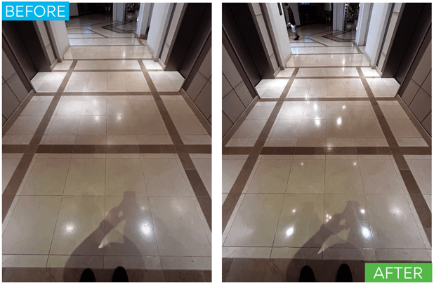 Marble restoration and polishing for Honolulu hotel stone surfaces
