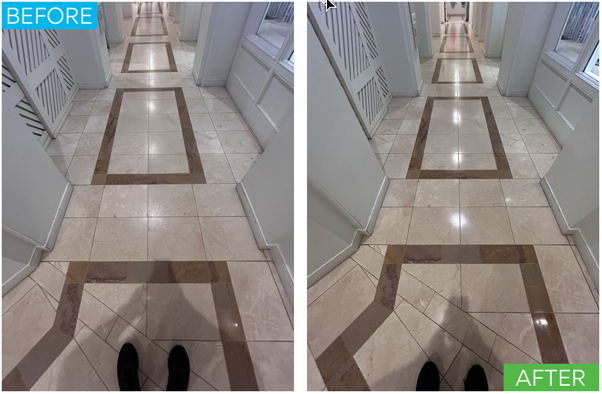 Marble Floor Restoration and Polishing